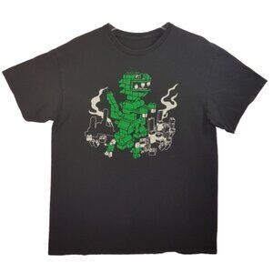 Vintage Tee Shirt Blockzilla Returns Large US L Toys Blocks Dinosaur Monster